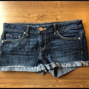 Midi Denim Shorts